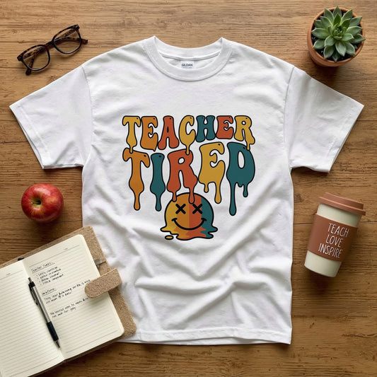 Teacher Tired Unisex Shirt, Unisex T-Shirt
