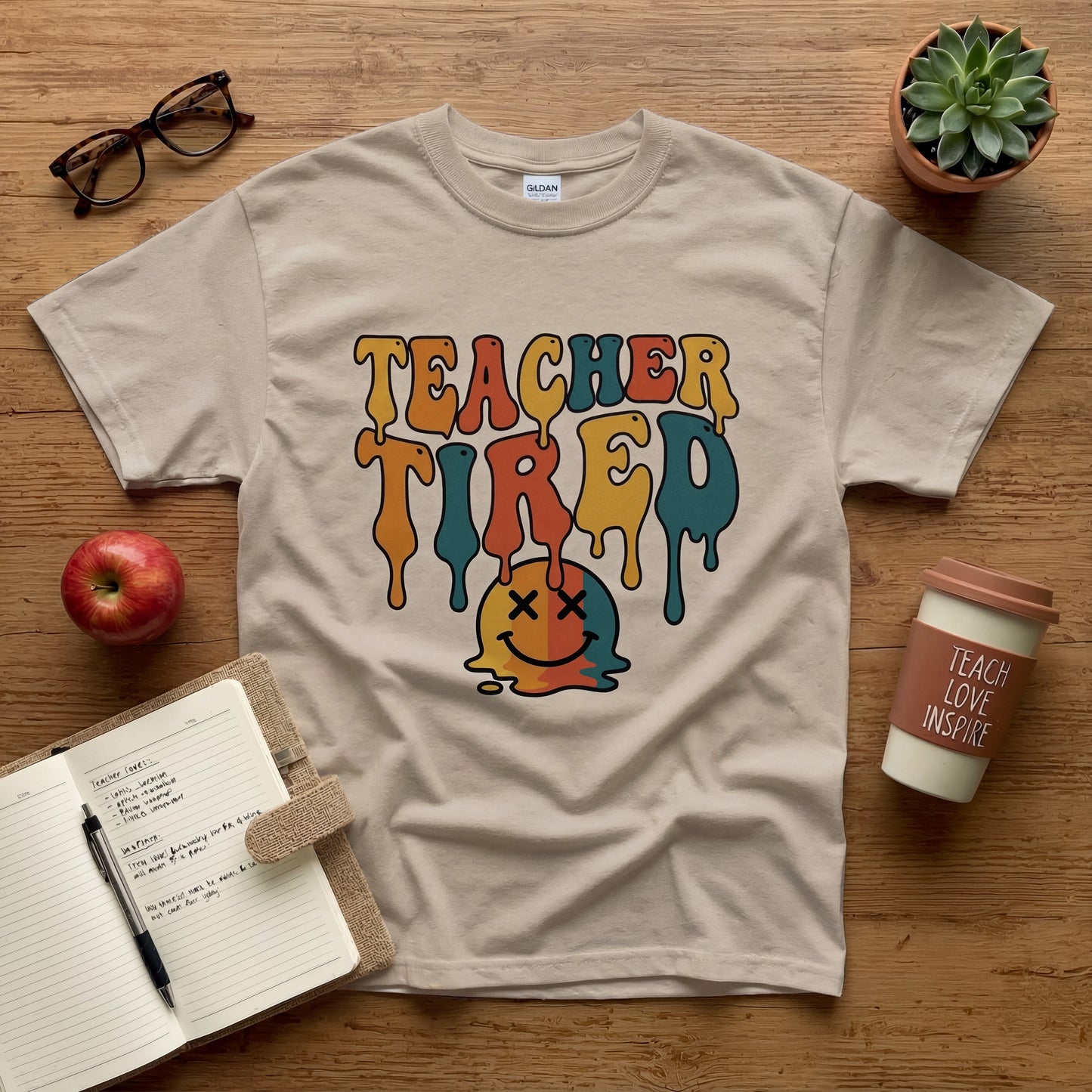 Teacher Tired Unisex Shirt, Unisex T-Shirt