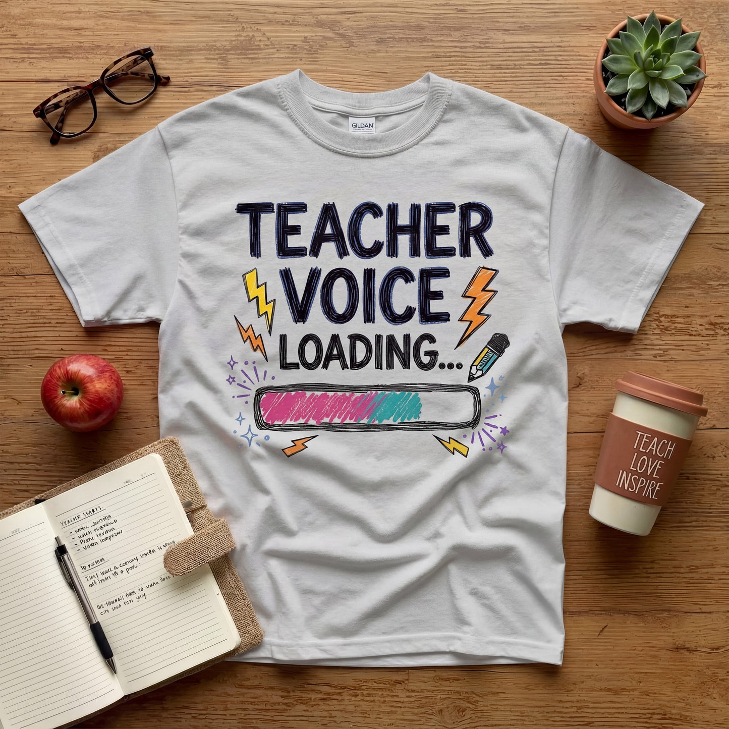 Teacher Voice Loading Tee