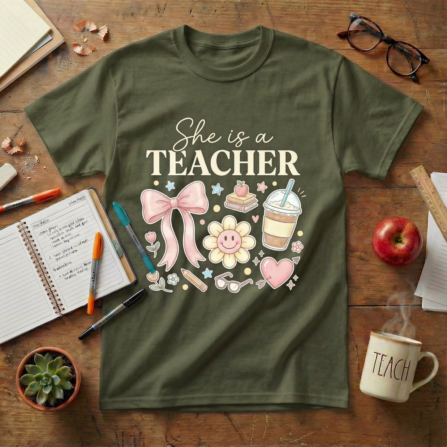 She Is a Teacher Tee