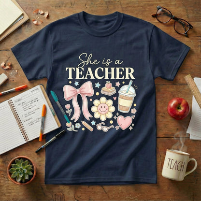 She Is a Teacher Tee