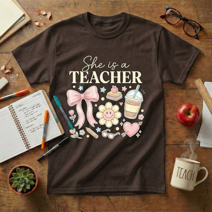 She Is a Teacher Tee