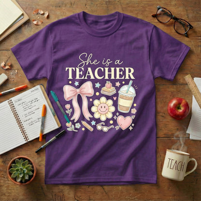 She Is a Teacher Tee