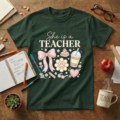 She Is a Teacher Tee
