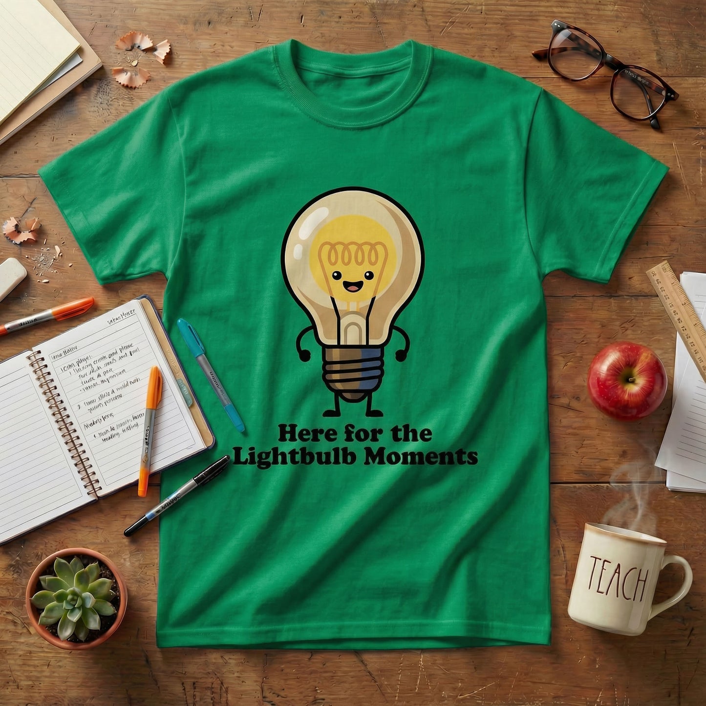 Lightbulb Moments Teacher Tee