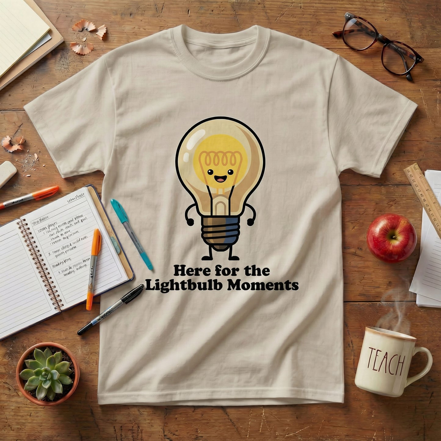 Lightbulb Moments Teacher Tee