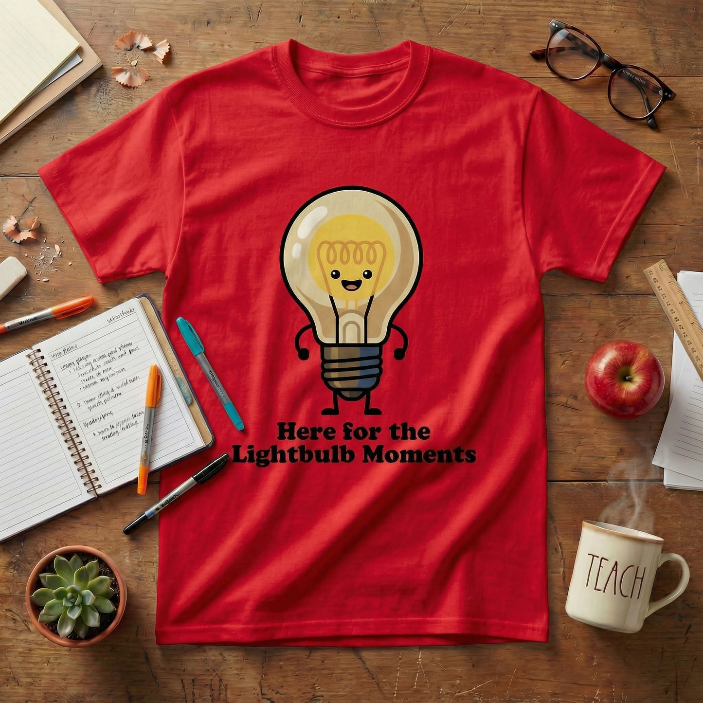 Lightbulb Moments Teacher Tee