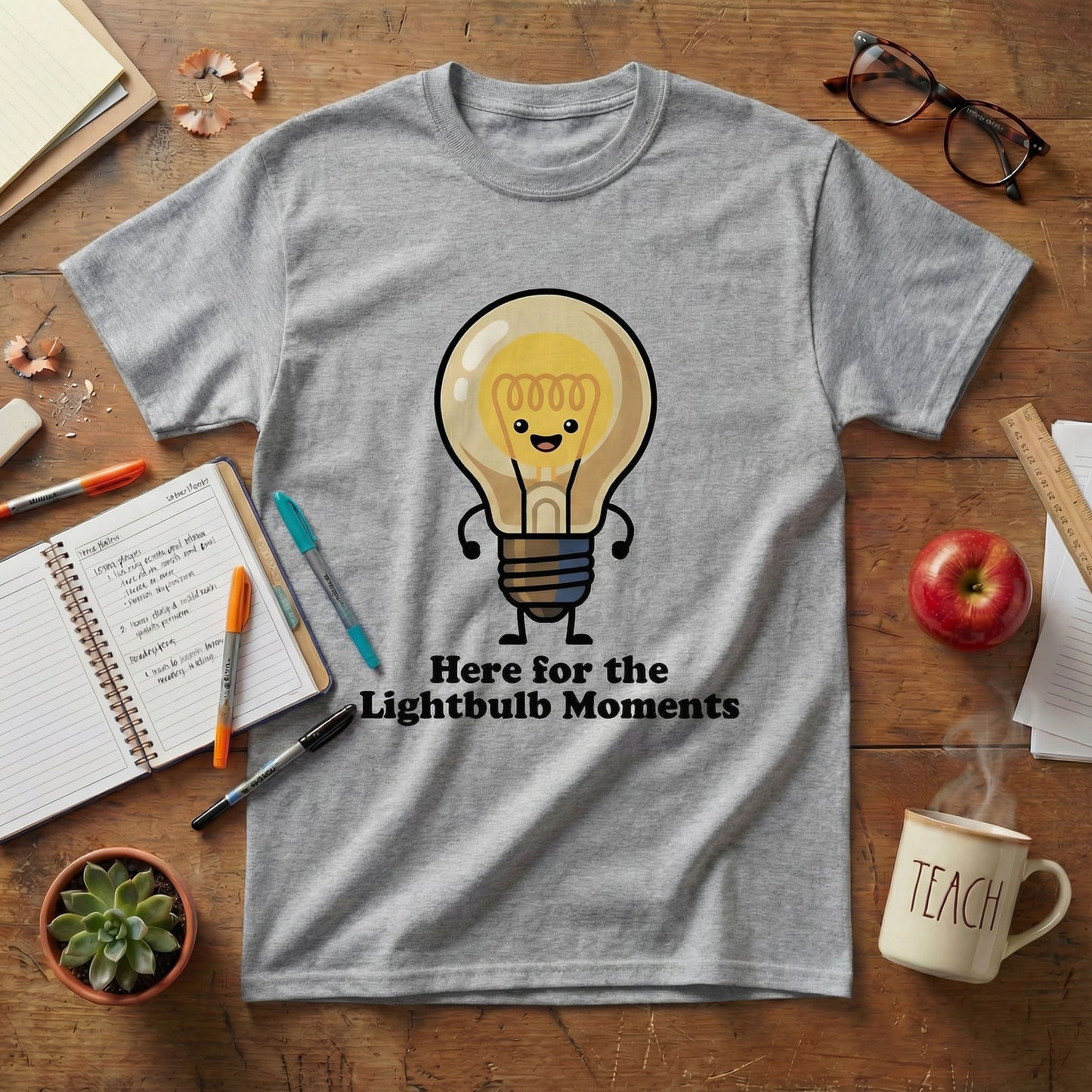 Lightbulb Moments Teacher Tee