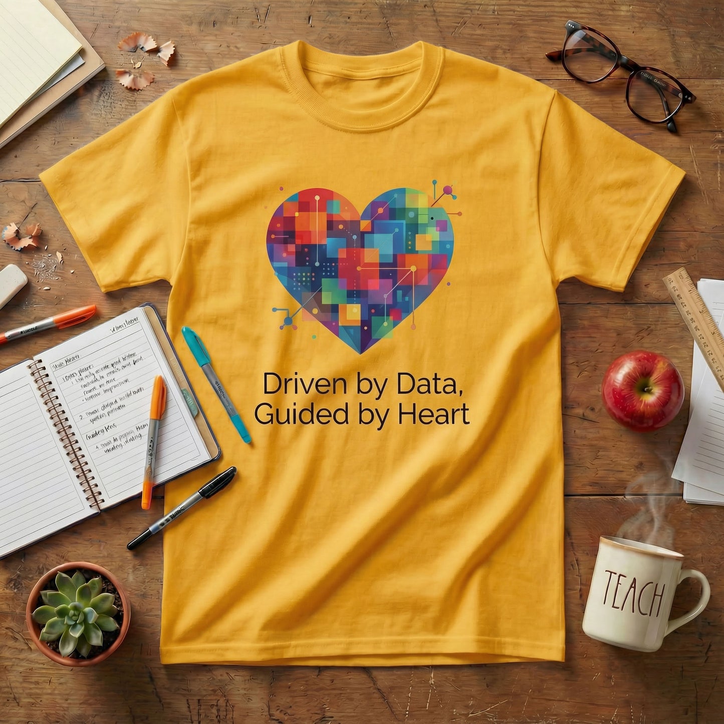 Driven by Data Teacher Tee