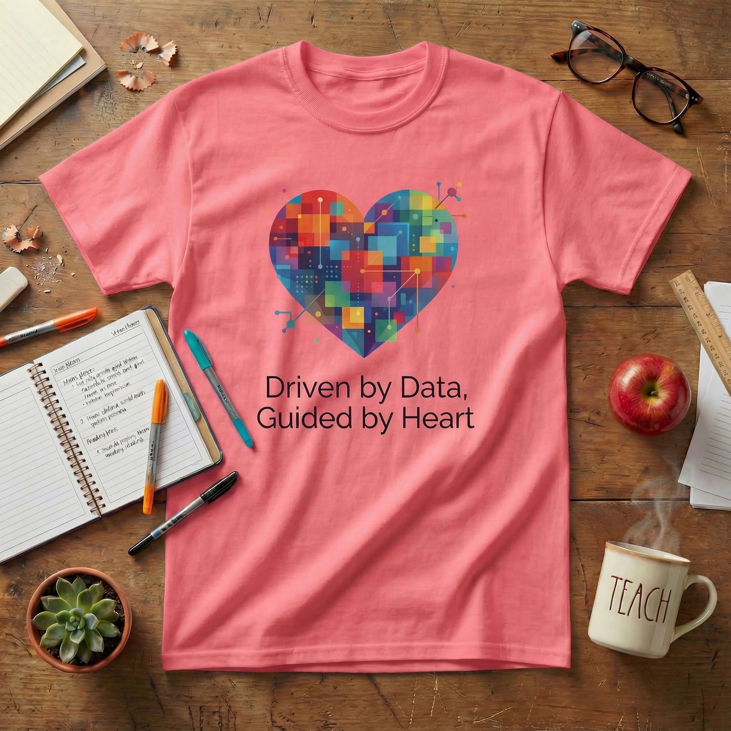 Driven by Data Teacher Tee
