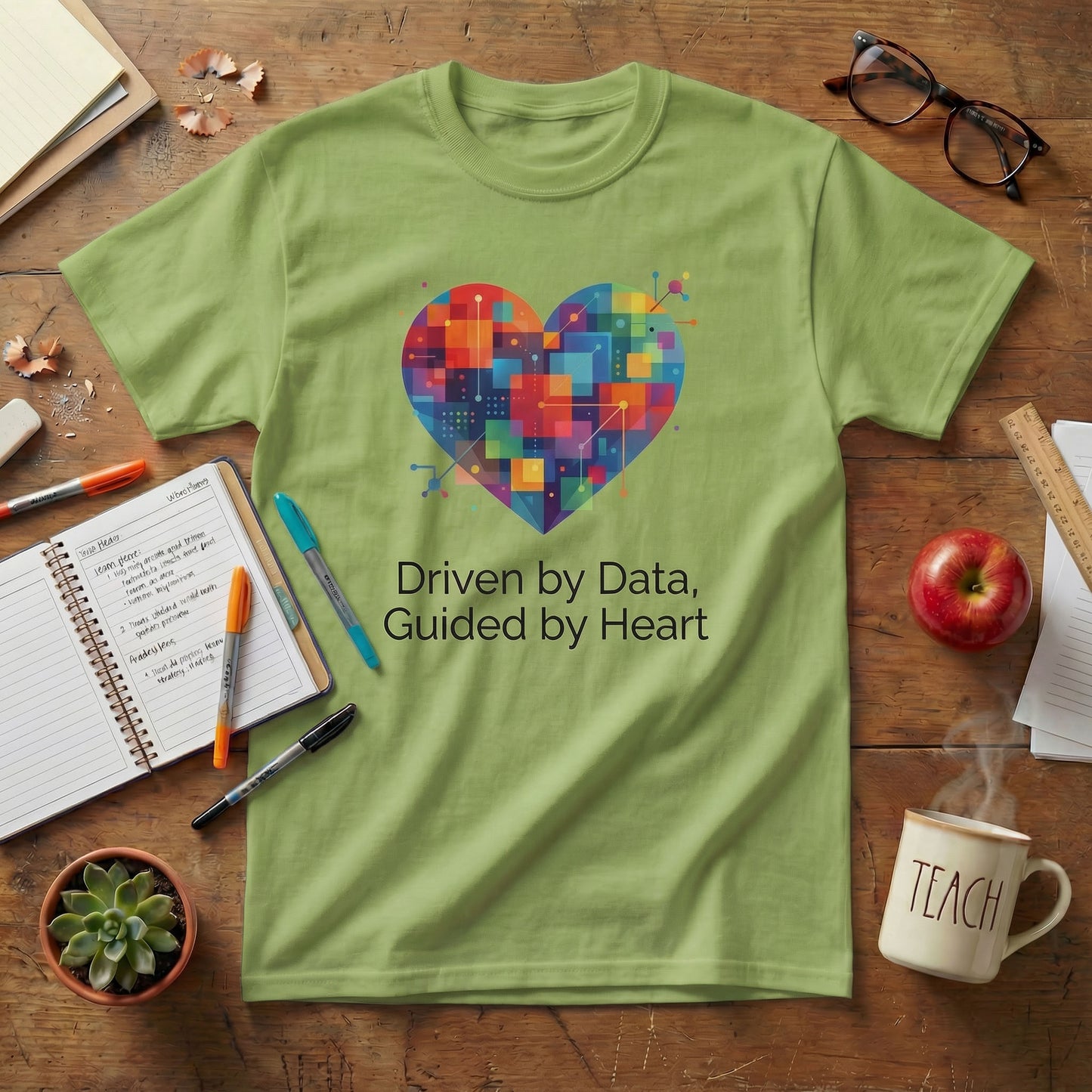 Driven by Data Teacher Tee