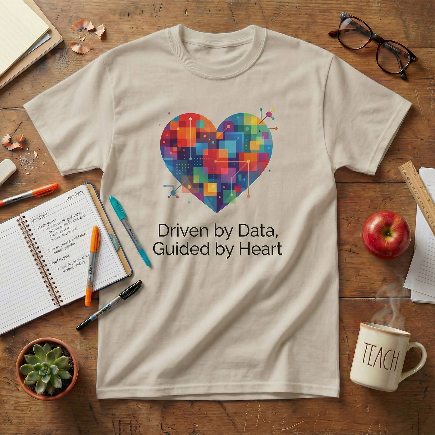 Driven by Data Teacher Tee