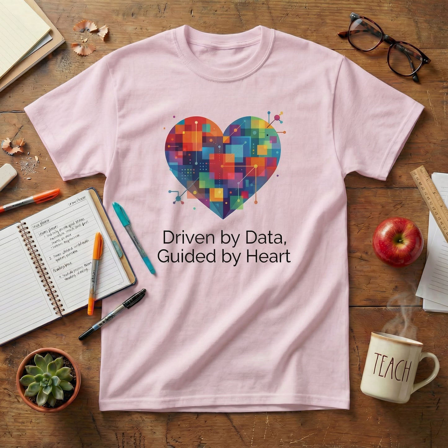 Driven by Data Teacher Tee