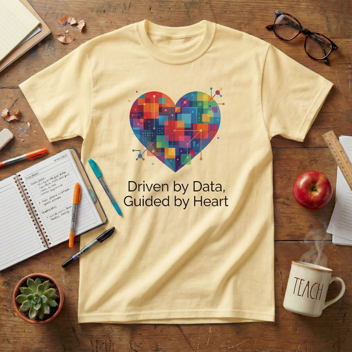 Driven by Data Teacher Tee