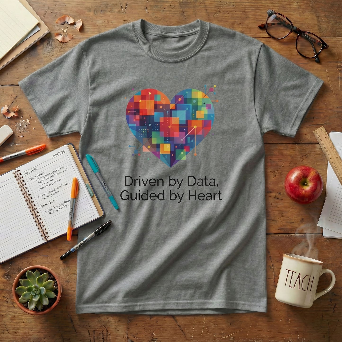 Driven by Data Teacher Tee