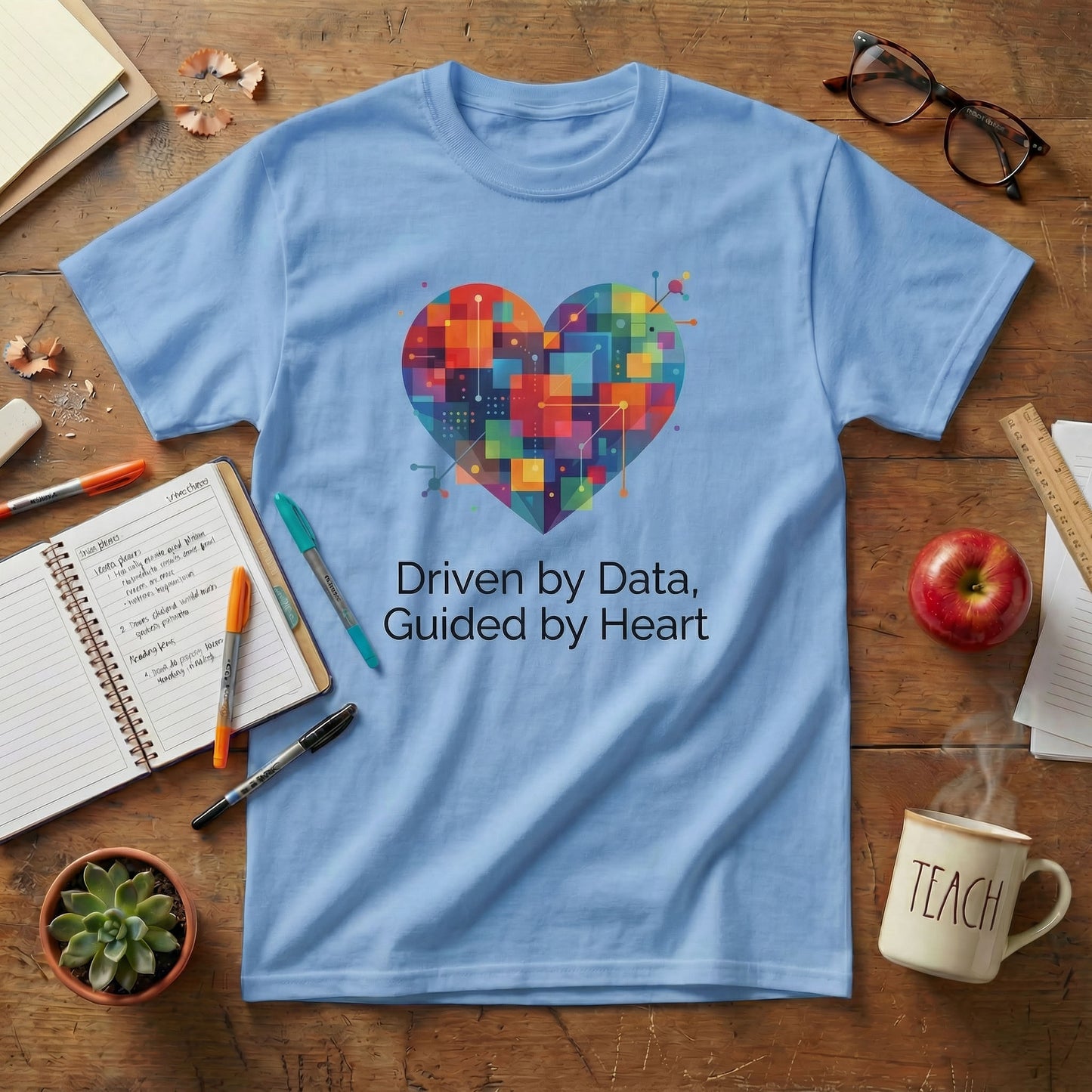 Driven by Data Teacher Tee