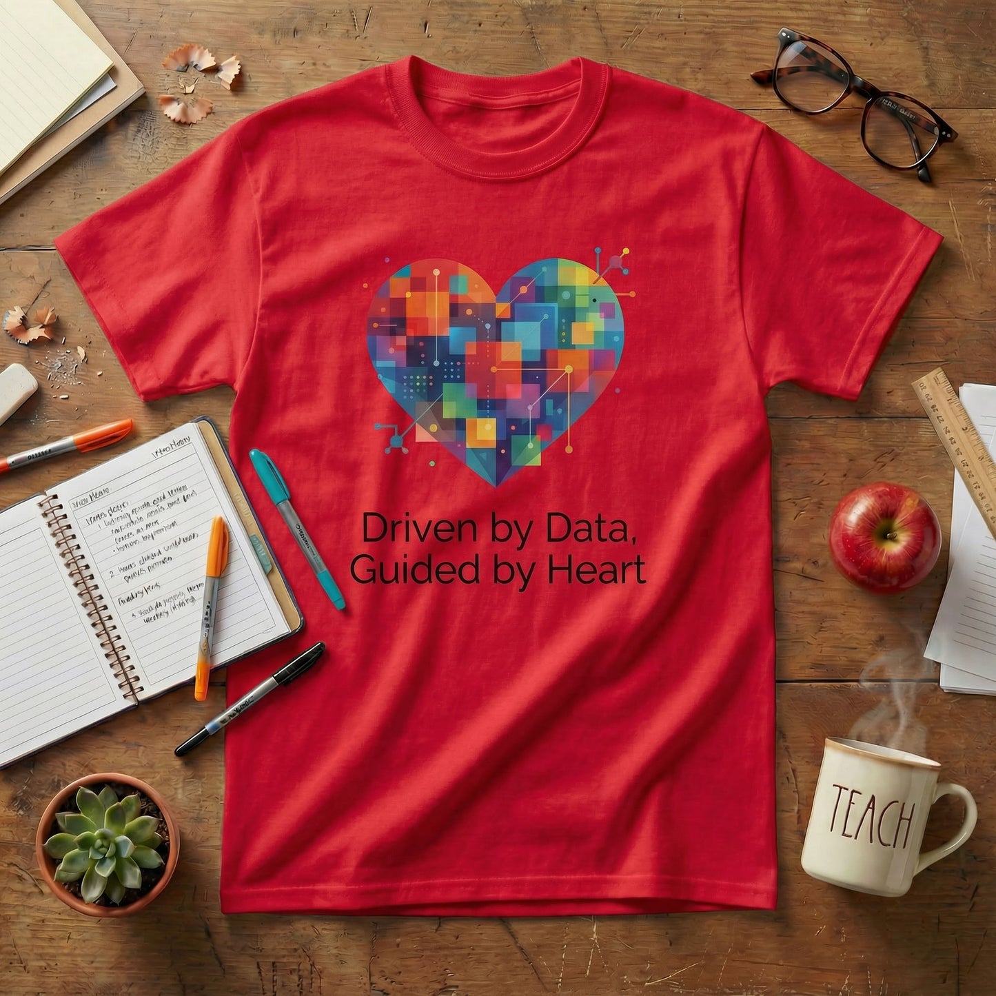 Driven by Data Teacher Tee