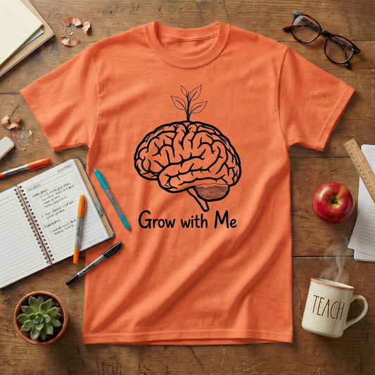 Grow With Me Teacher Tee