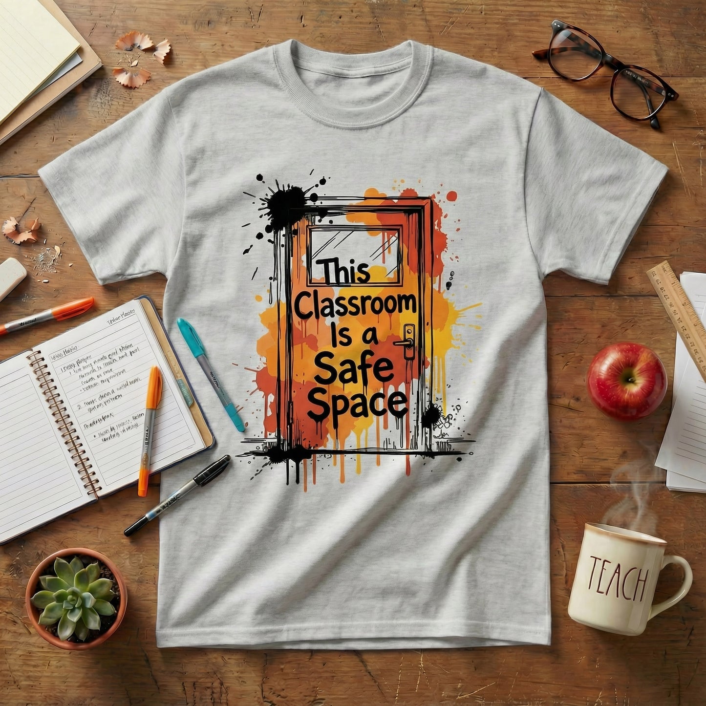Safe Space Teacher Tee