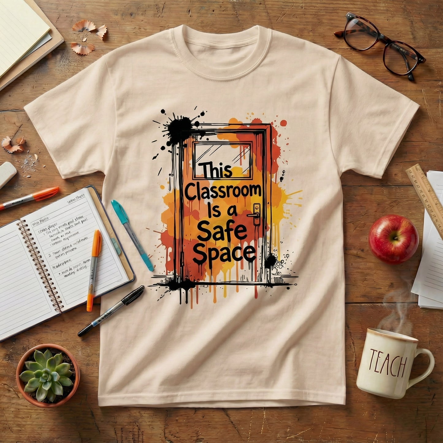 Safe Space Teacher Tee
