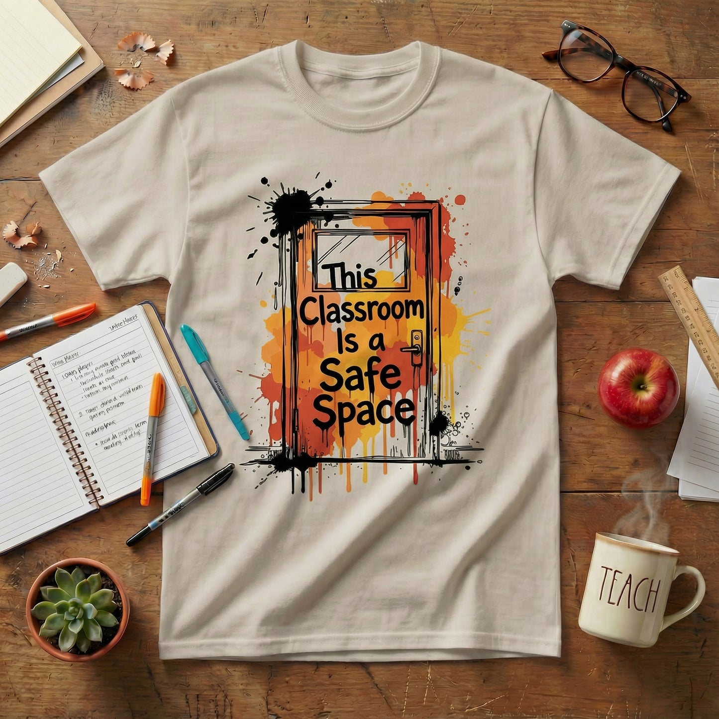 Safe Space Teacher Tee