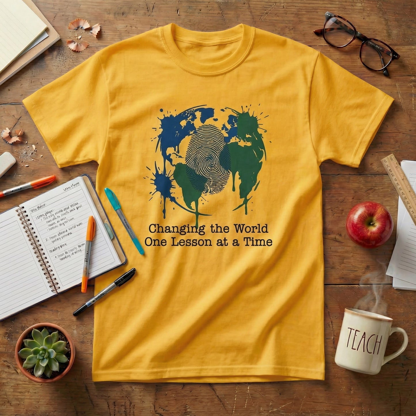 Changing the World Teacher Tee