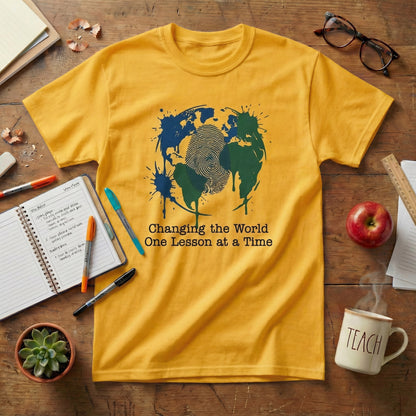 Changing the World Teacher Tee