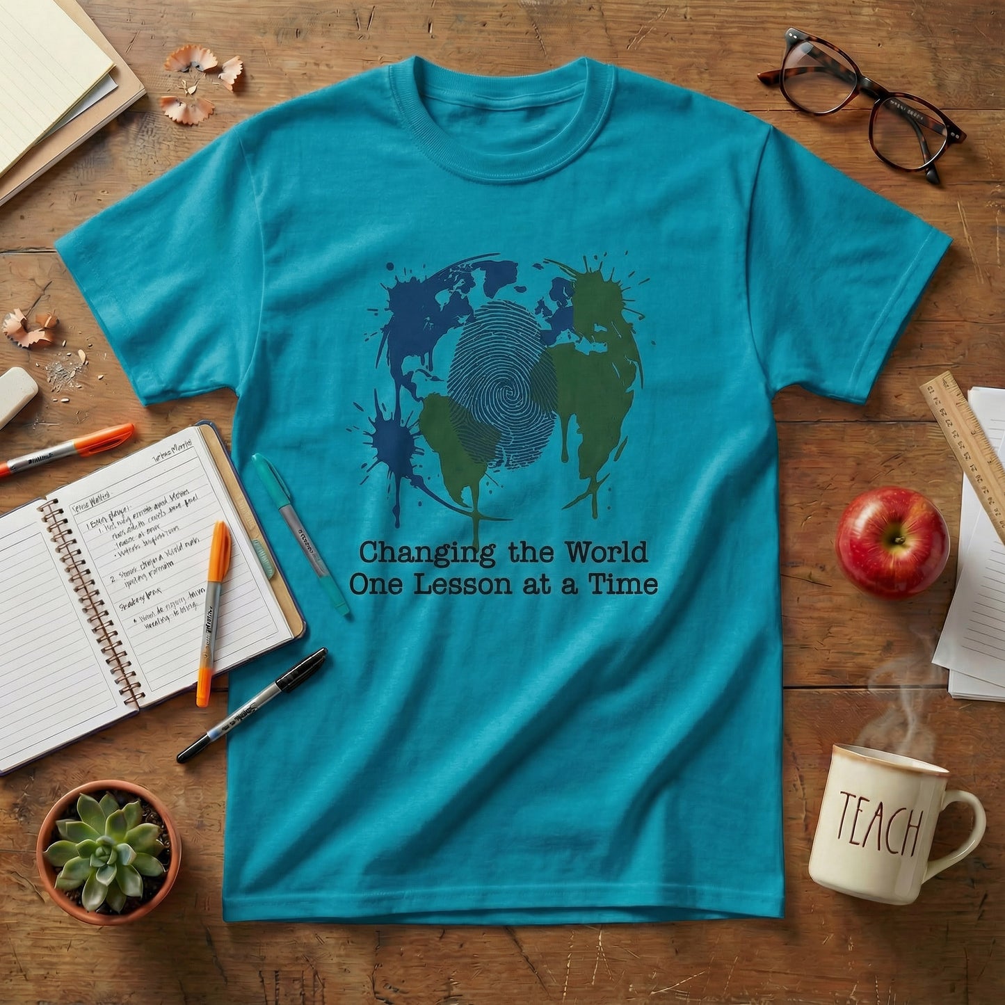 Changing the World Teacher Tee
