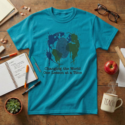 Changing the World Teacher Tee