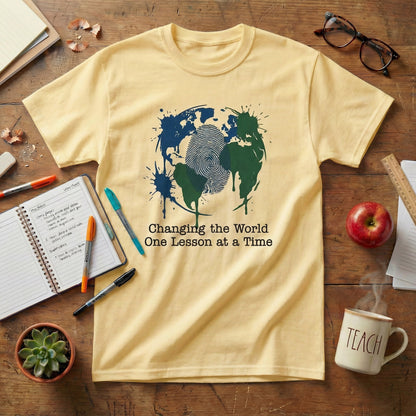 Changing the World Teacher Tee