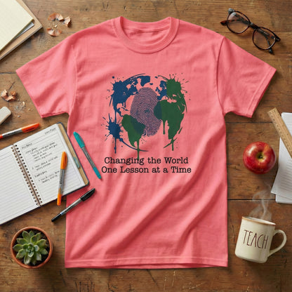 Changing the World Teacher Tee