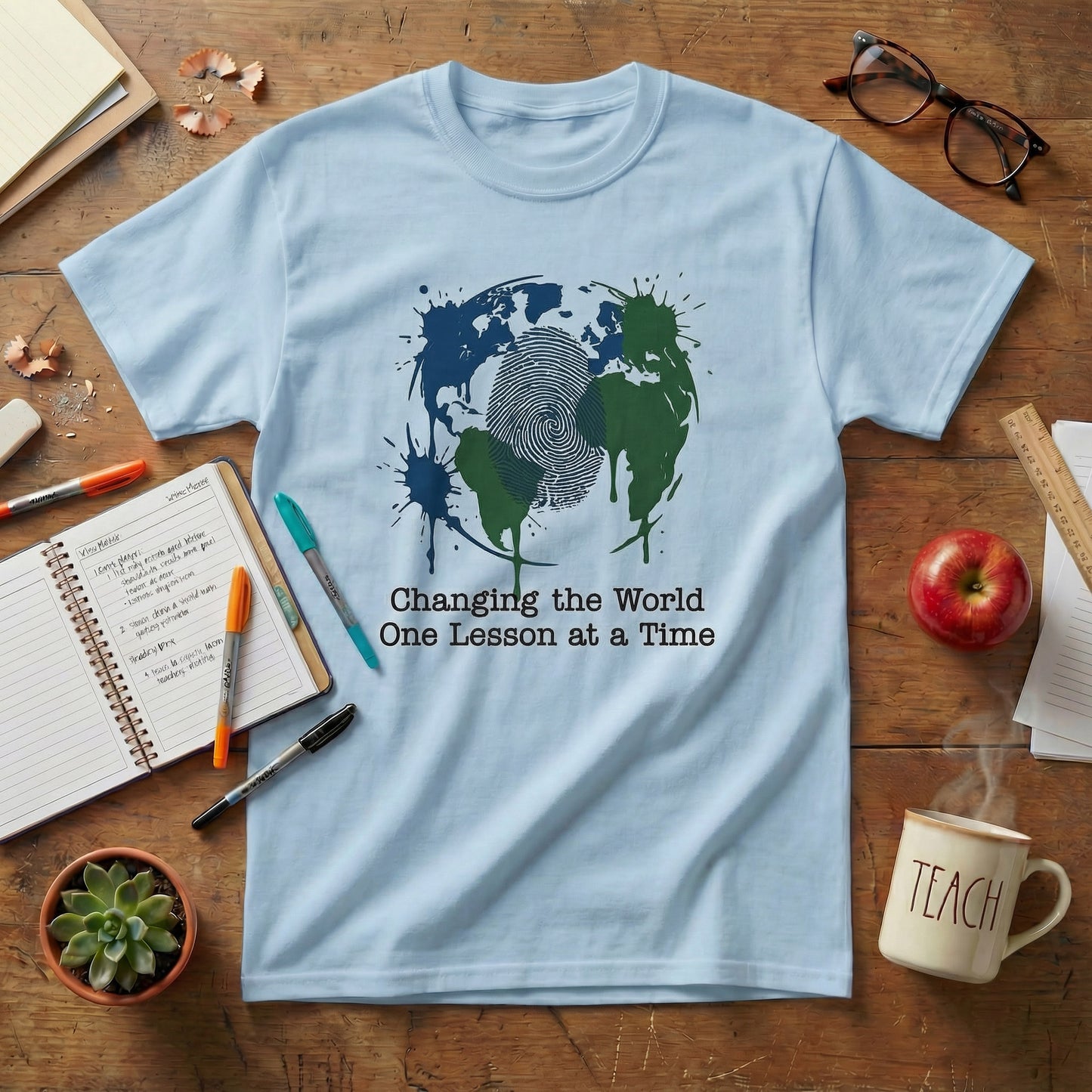 Changing the World Teacher Tee