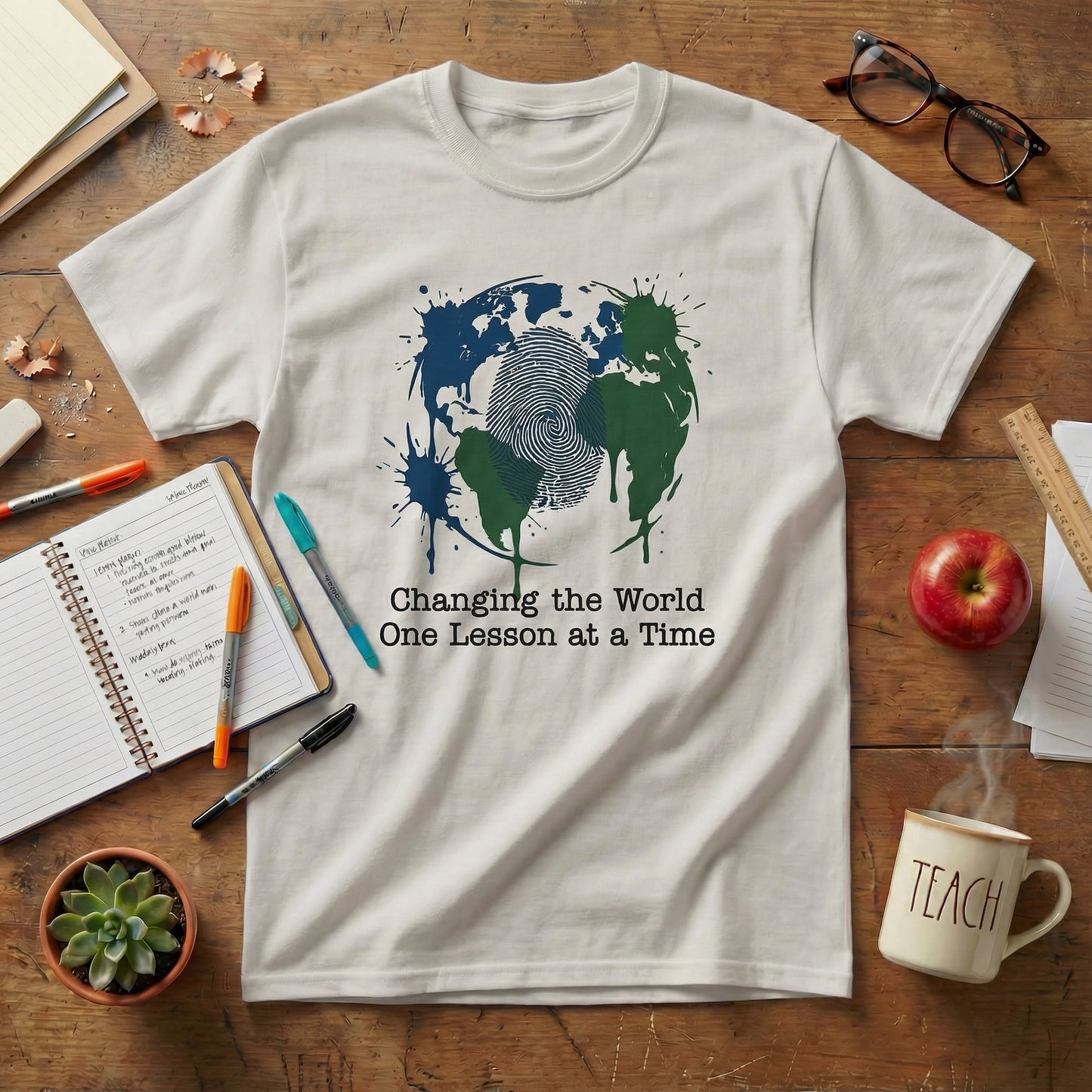 Changing the World Teacher Tee