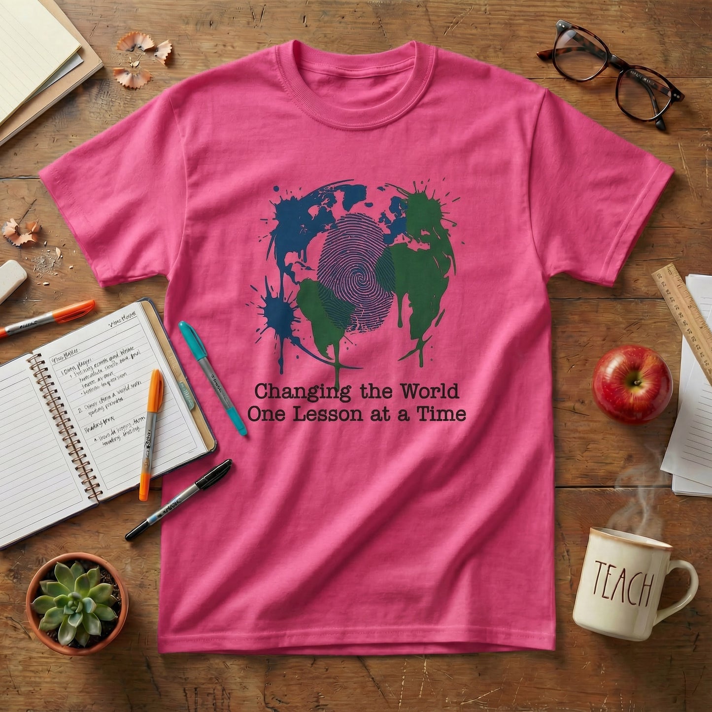 Changing the World Teacher Tee