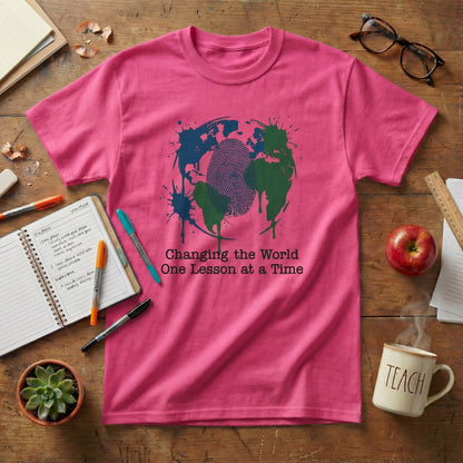 Changing the World Teacher Tee