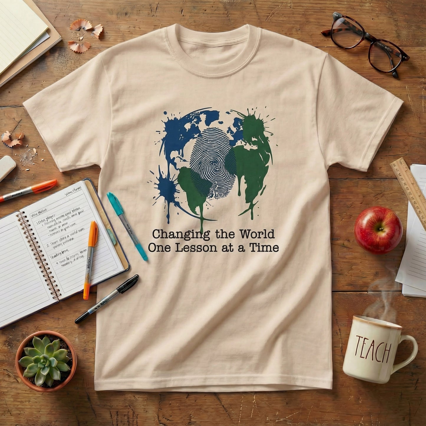 Changing the World Teacher Tee