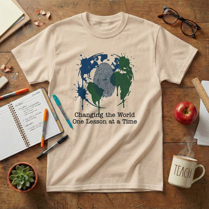 Changing the World Teacher Tee