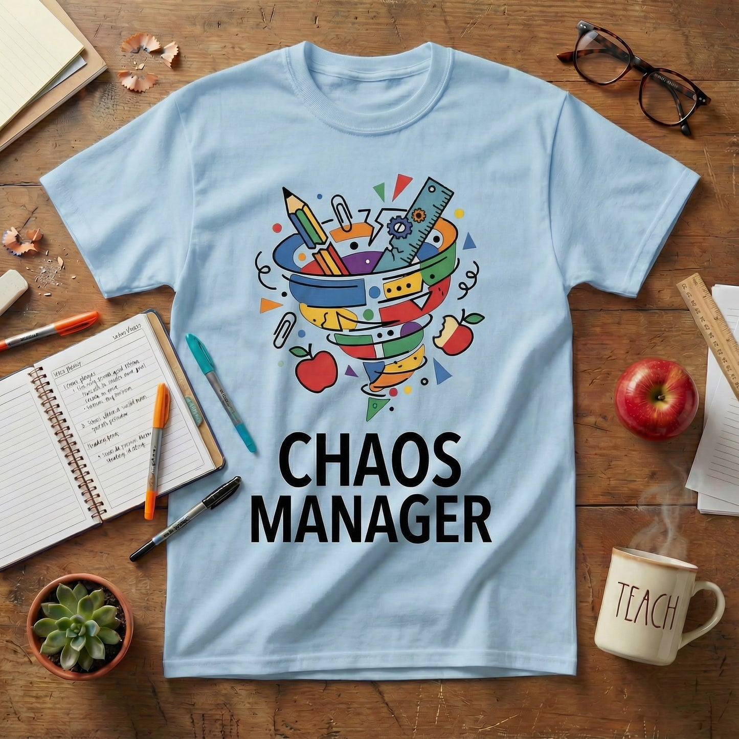 Chaos Manager Teacher Tee