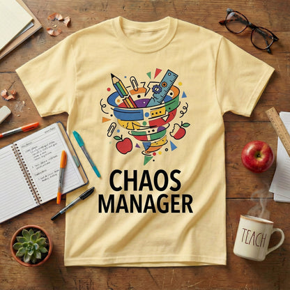 Chaos Manager Teacher Tee