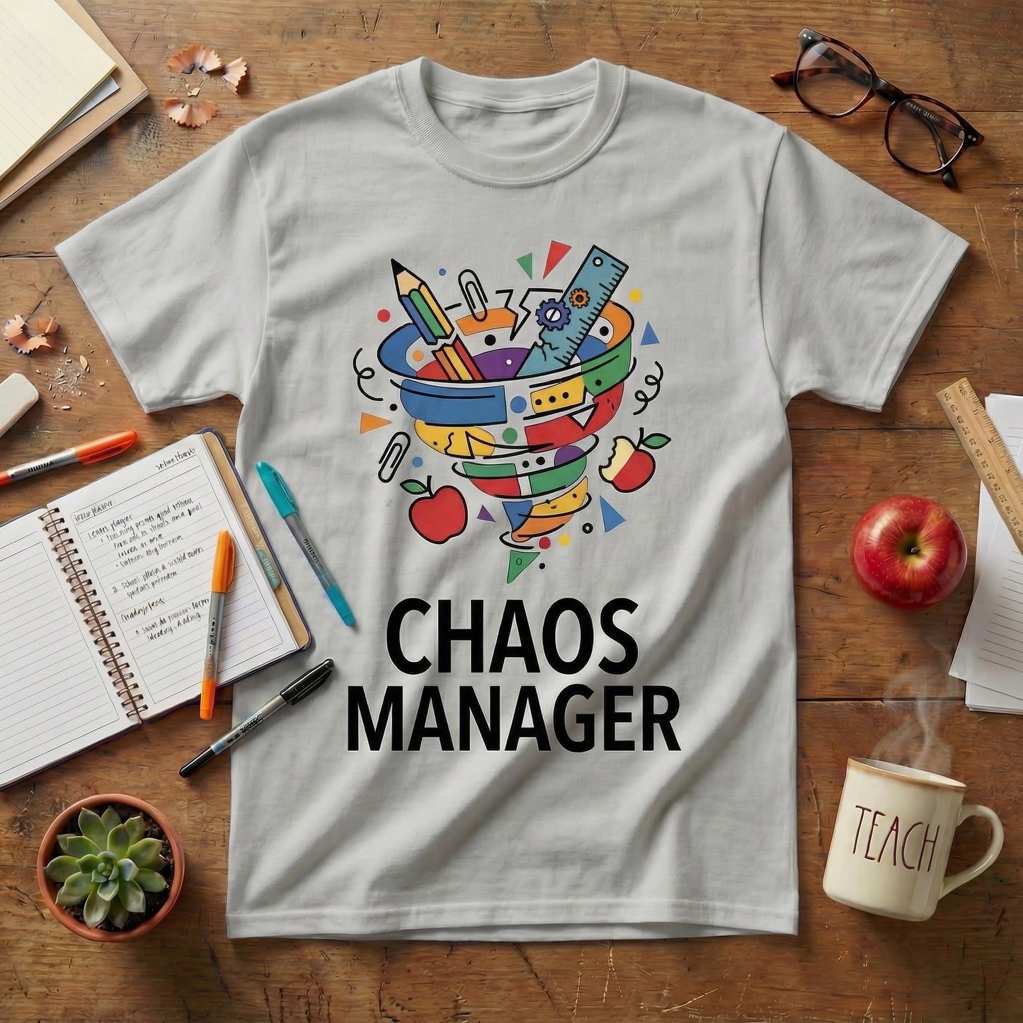 Chaos Manager Teacher Tee