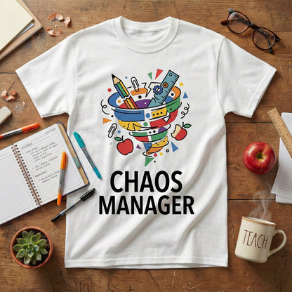 Chaos Manager Teacher Tee