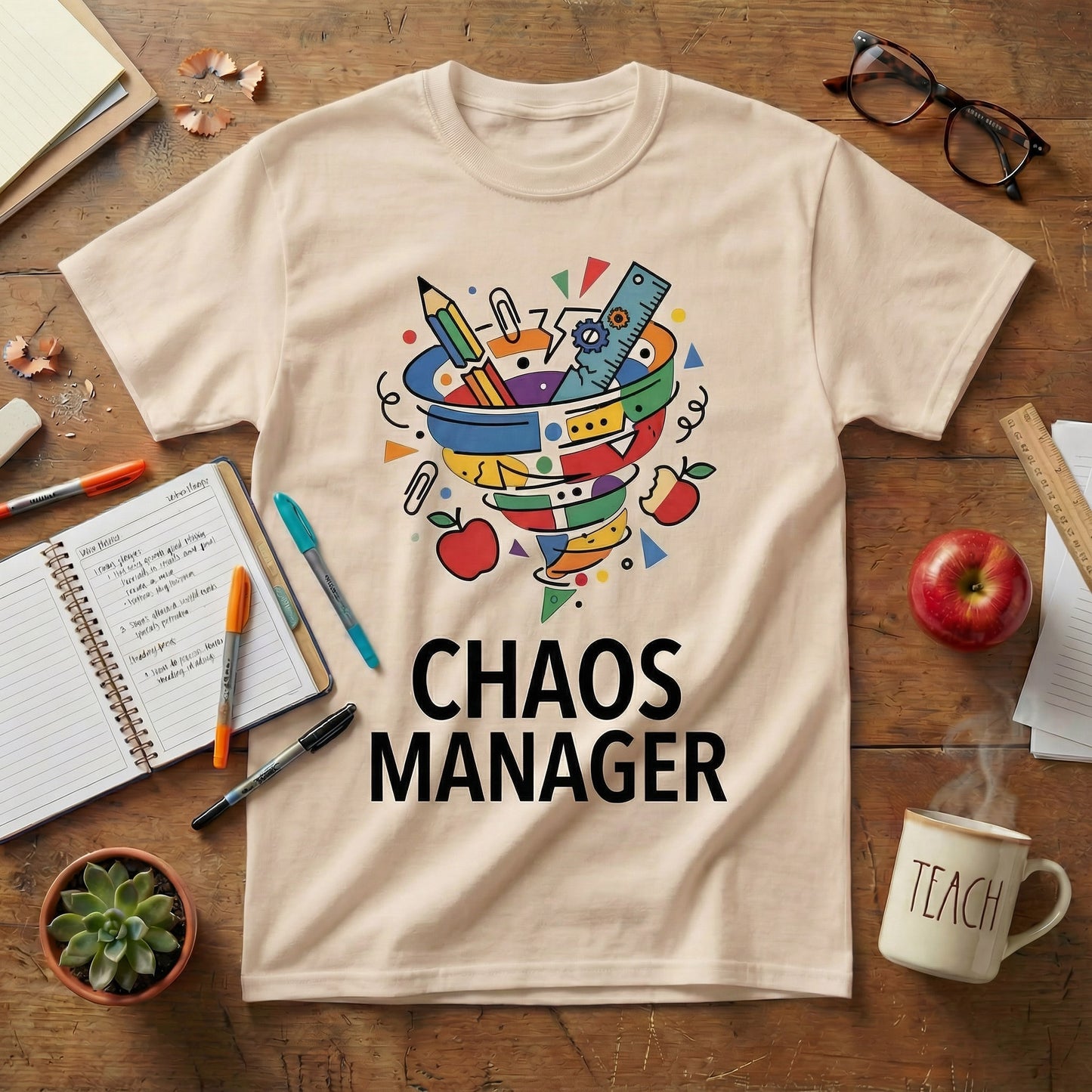 Chaos Manager Teacher Tee