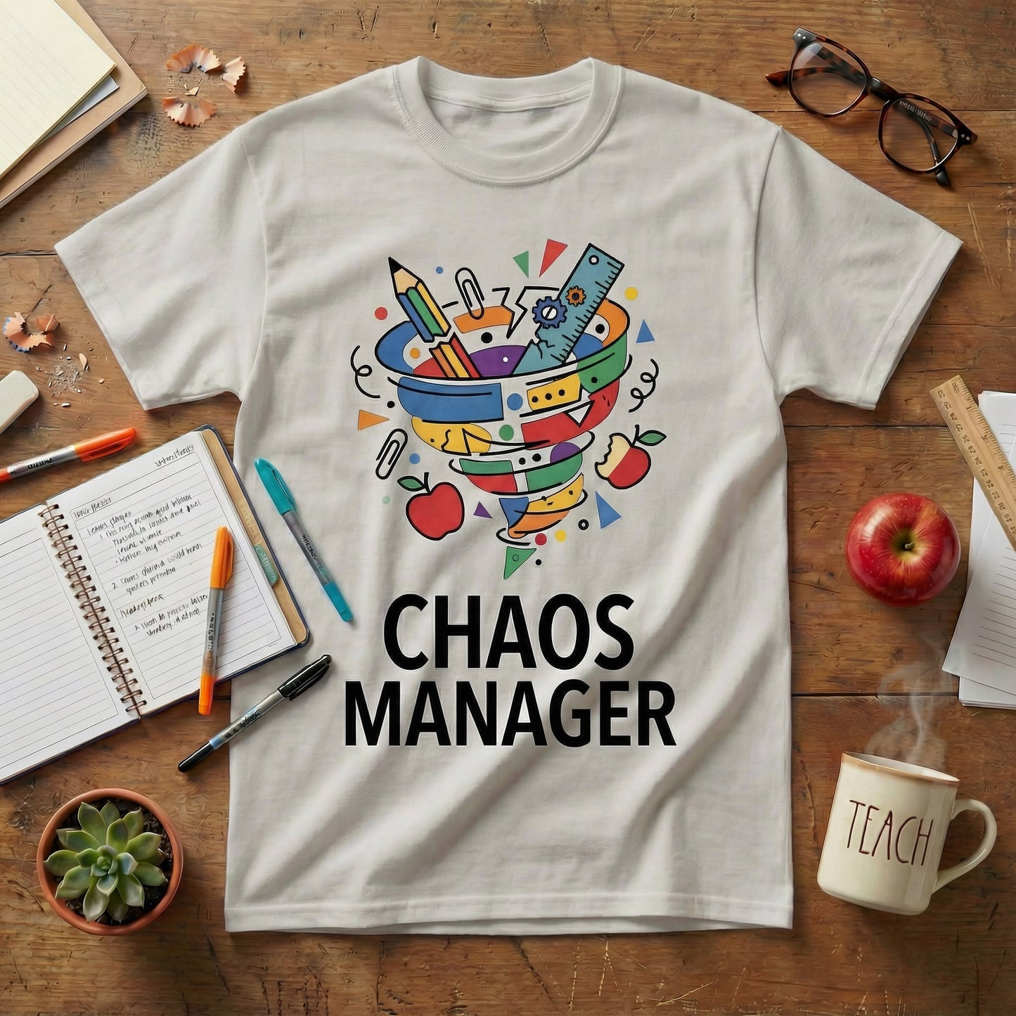 Chaos Manager Teacher Tee