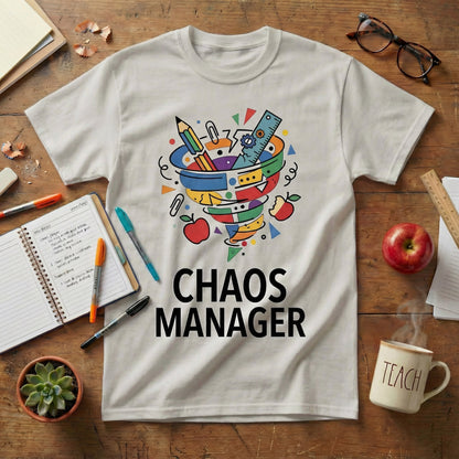 Chaos Manager Teacher Tee