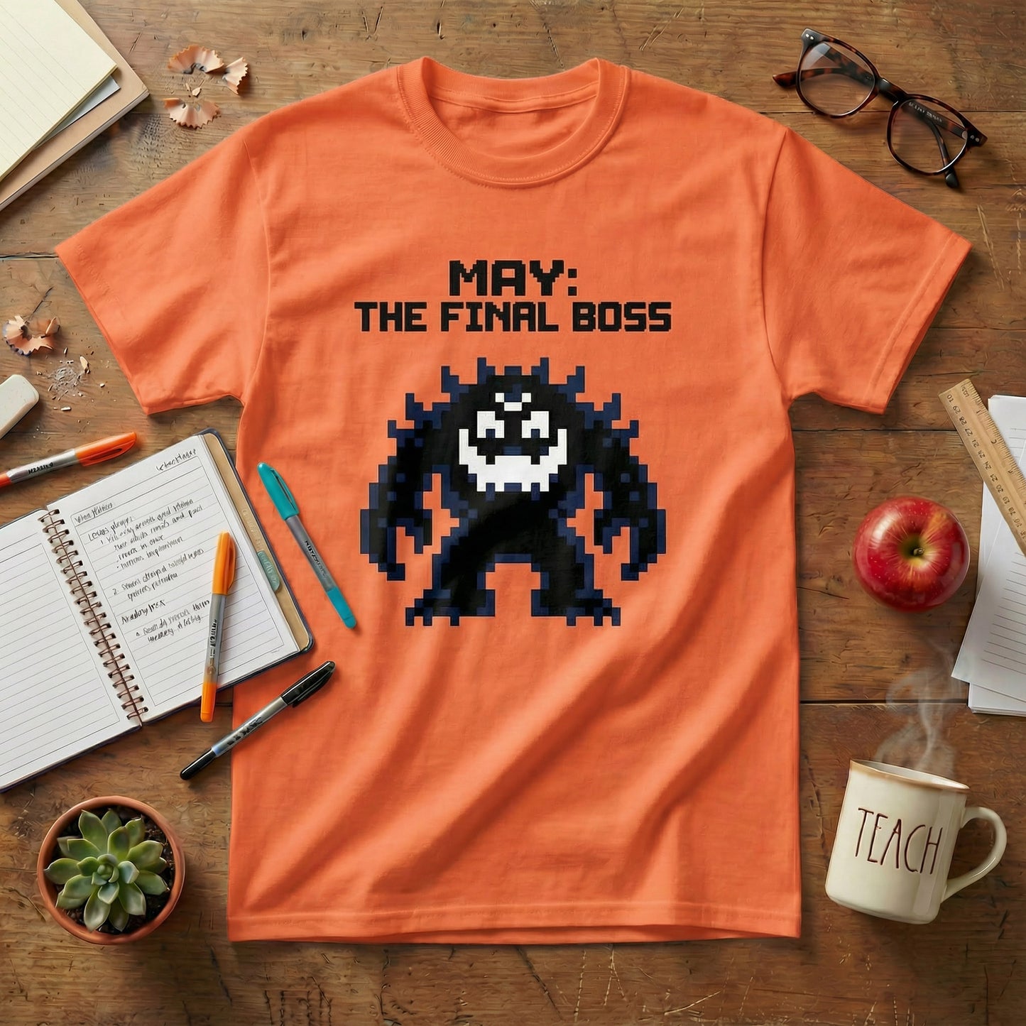 Final Boss Teacher Tee