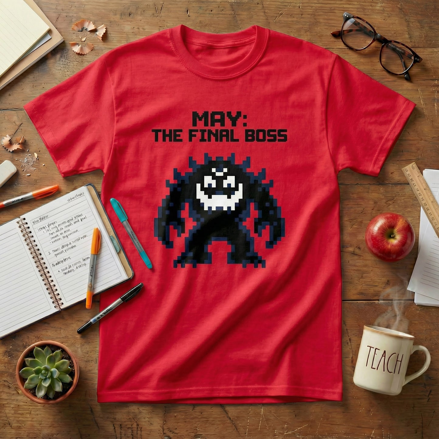 Final Boss Teacher Tee
