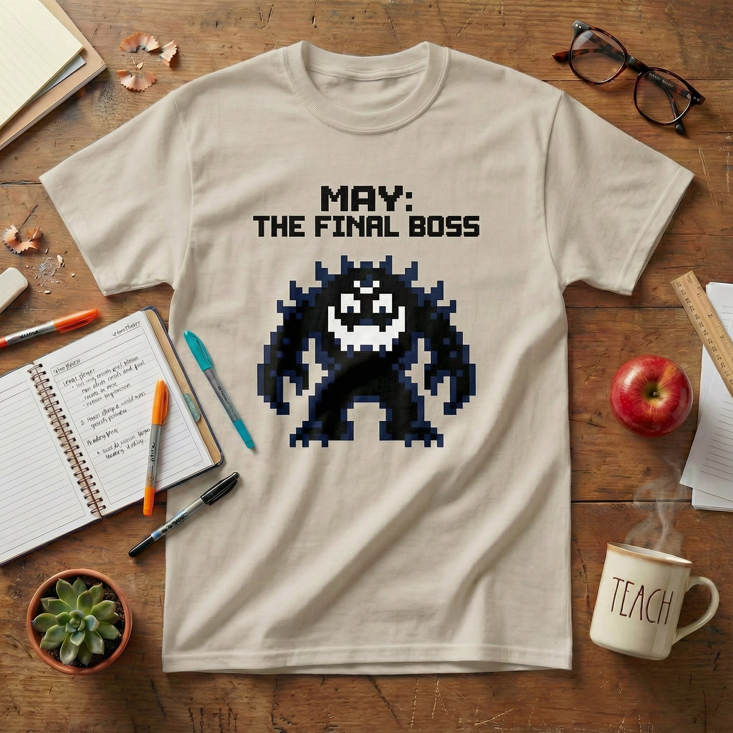 Final Boss Teacher Tee