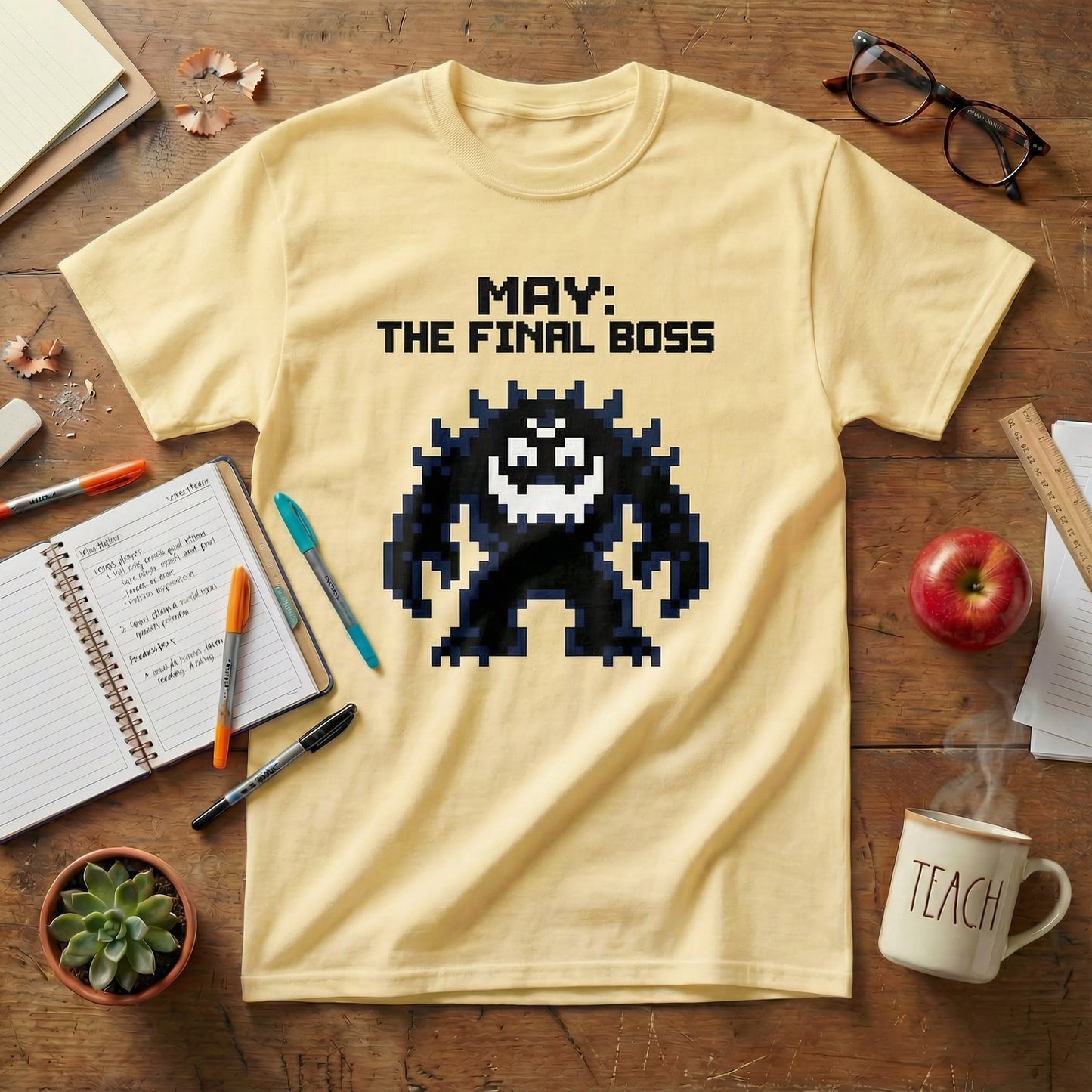 Final Boss Teacher Tee