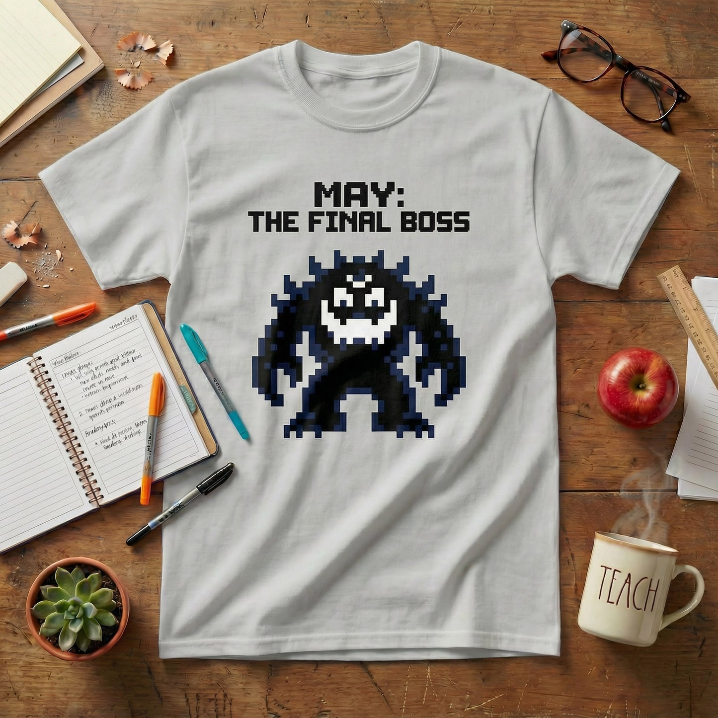 Final Boss Teacher Tee