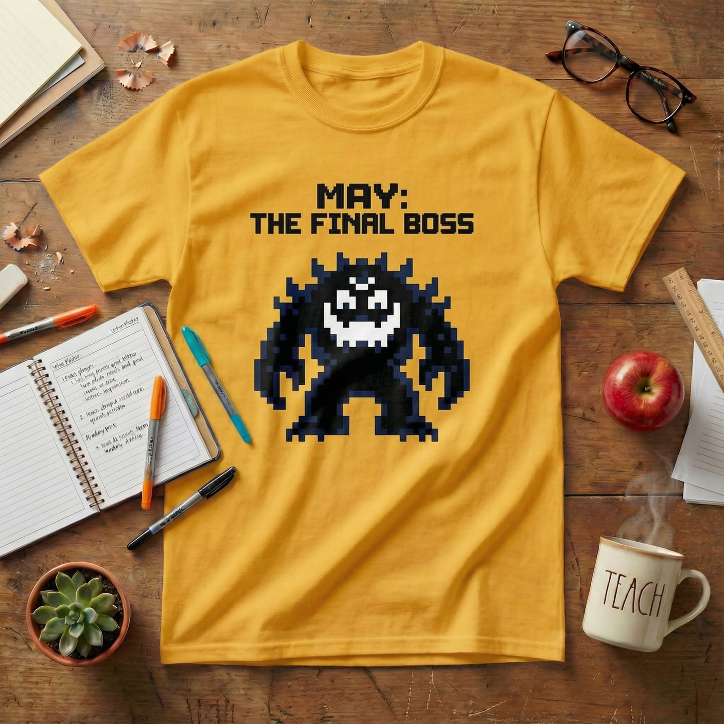 Final Boss Teacher Tee